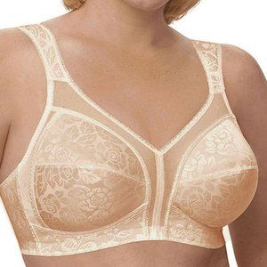 🪶Underscore Cushion Strap Wireless Unlined Full Coverage Bra-2788